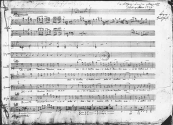 Vésperas de domingo, 1779